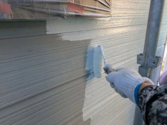 高圧洗浄後の塗装